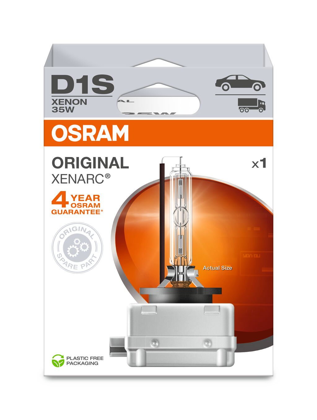 D1S 35W PK32d-2 Original XENARC Softcover Box 1St. OSRAM