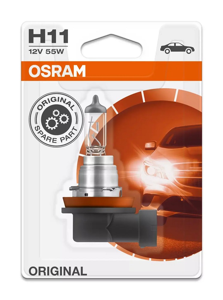 H11 12V 55W PGJ19-2 1st. Blister OSRAM