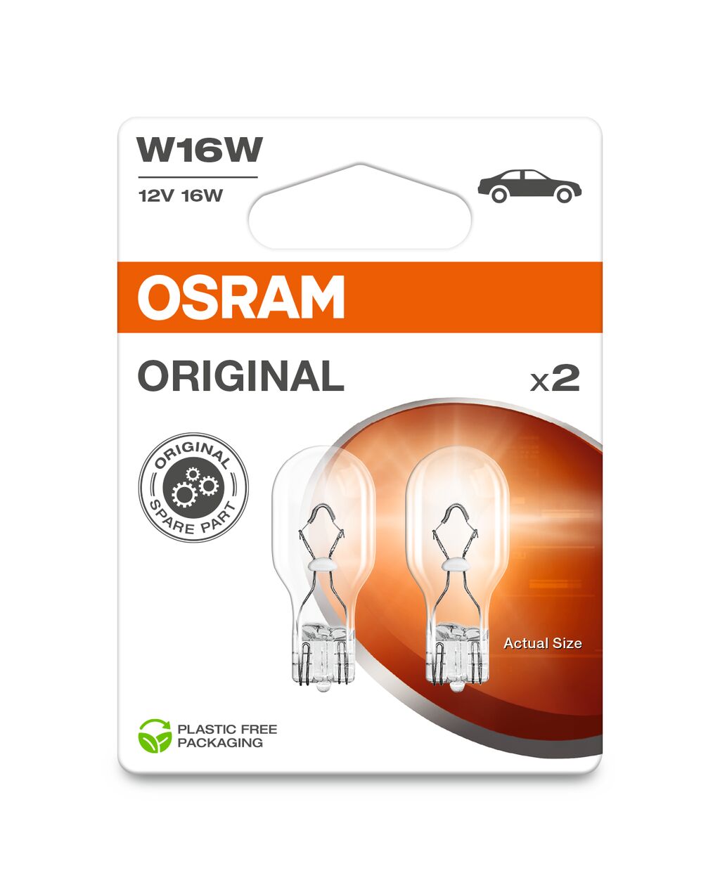 W16W 12V 16W W2,1x9,5d 2st. Blister OSRAM