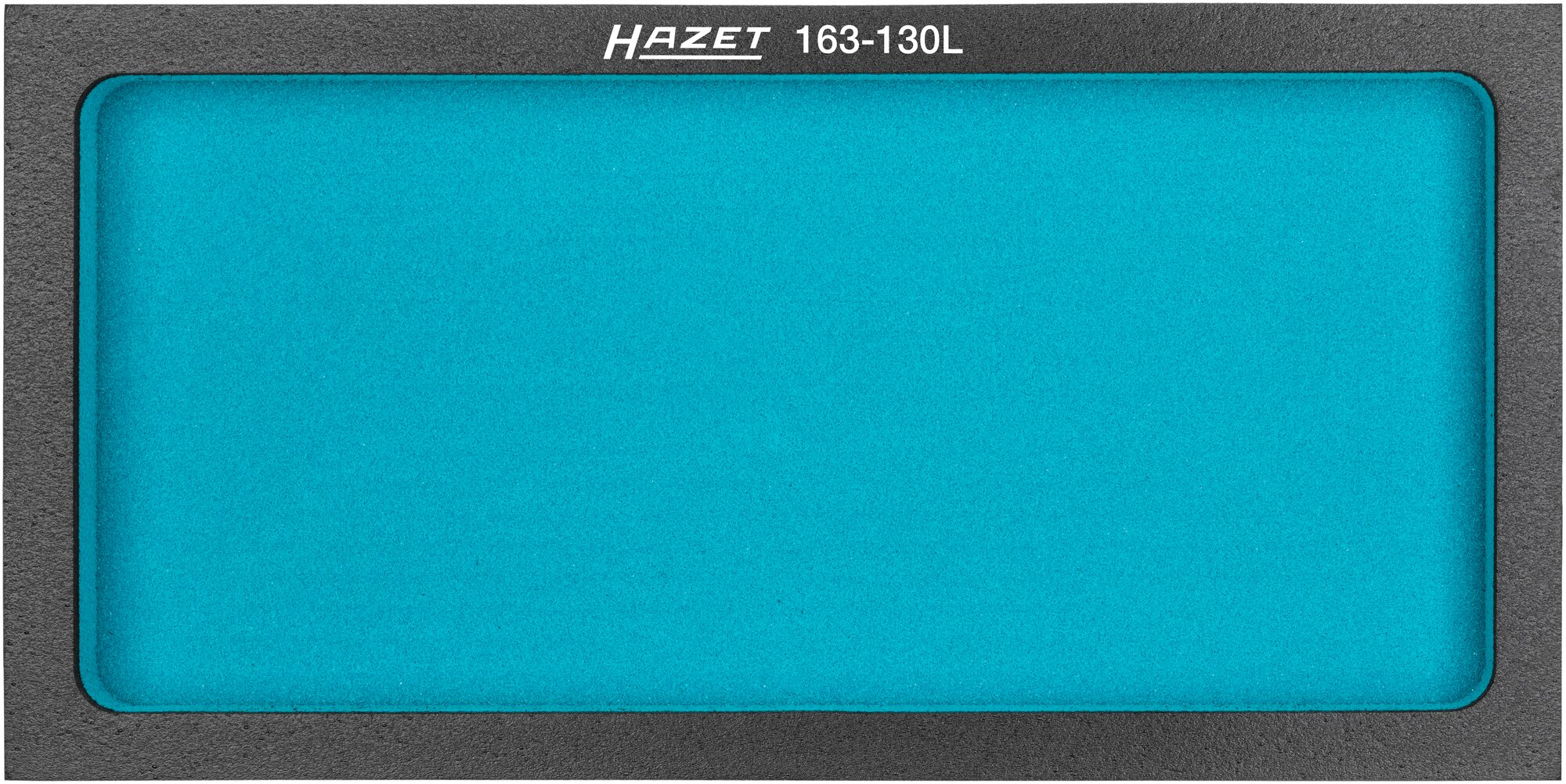 HAZET 2-Komponenten Weichschaumeinlage ∙ leer 163-130L ∙ L x B x H: 342 x 172 x 33 mm