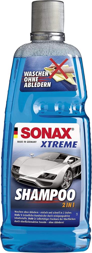 SONAX XTREME Shampoo 2 in 1 (1 Liter) & WaschHandschuh