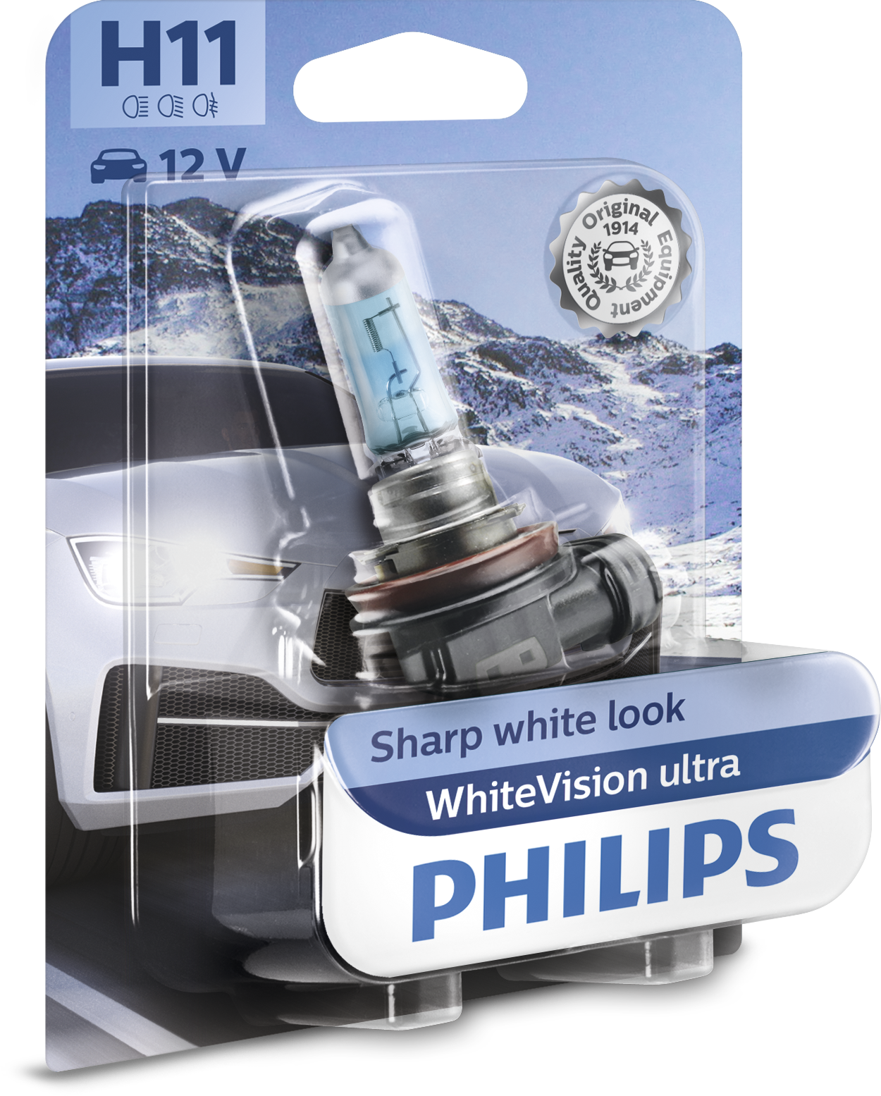 Philips WhiteVision ultra H11 Scheinwerferlampe, Einzelblist