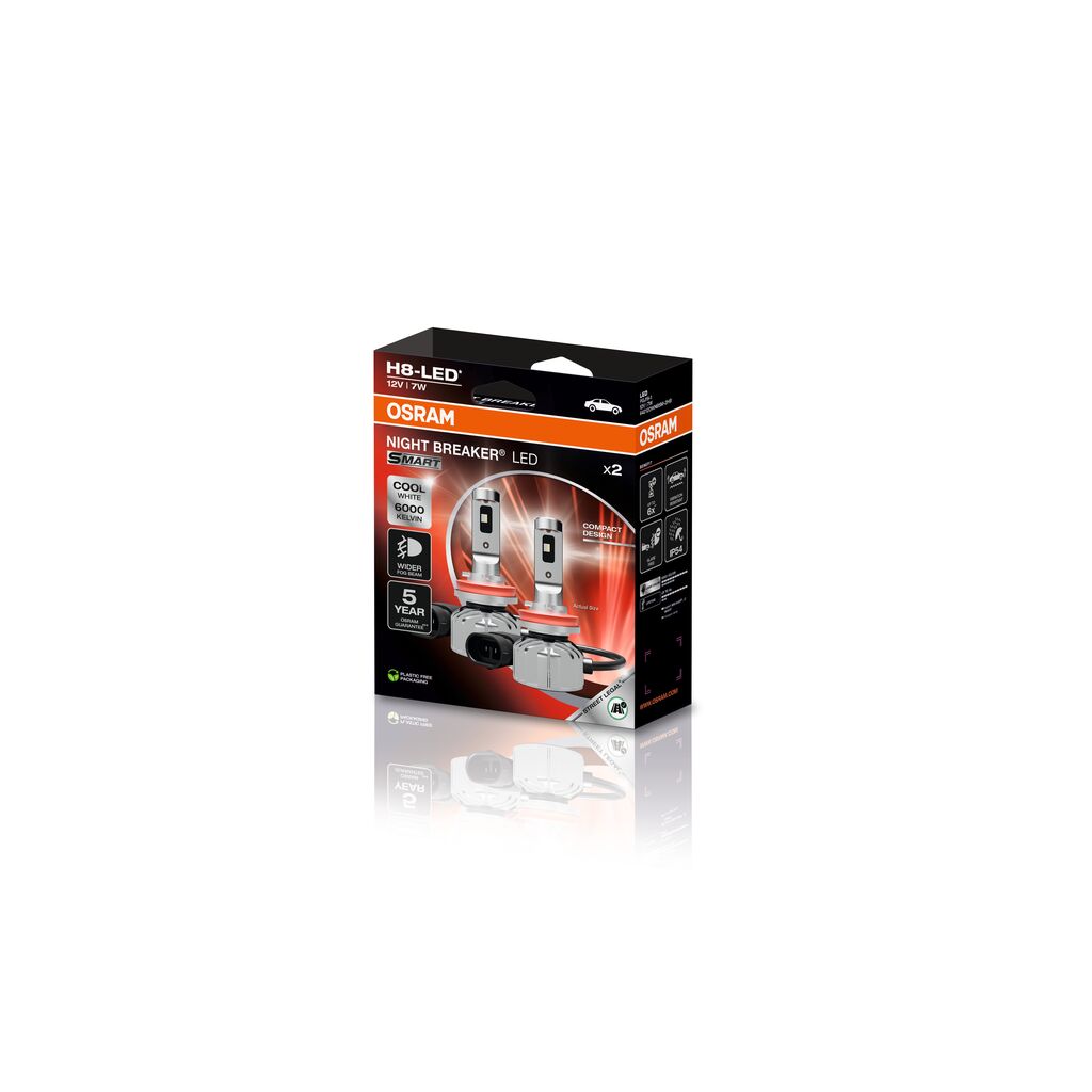 H8 NIGHT BREAKER LED SMART StVZO-Konforme LED 2St. OSRAM