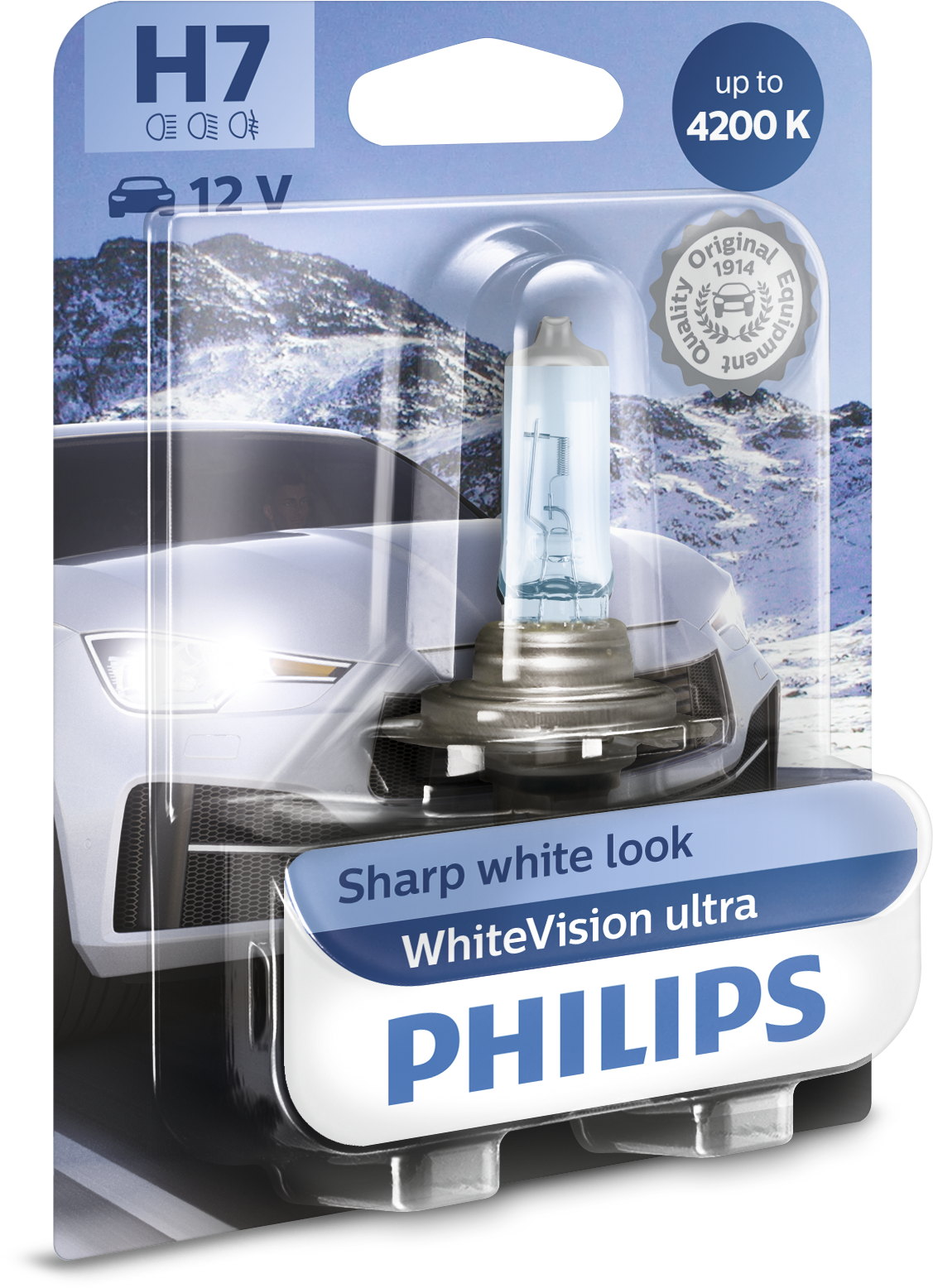 Philips H7 WhiteVision ultra