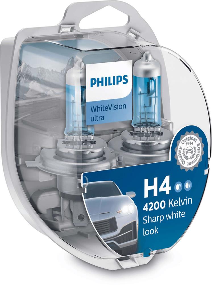 Philips H4 WhiteVision ultra