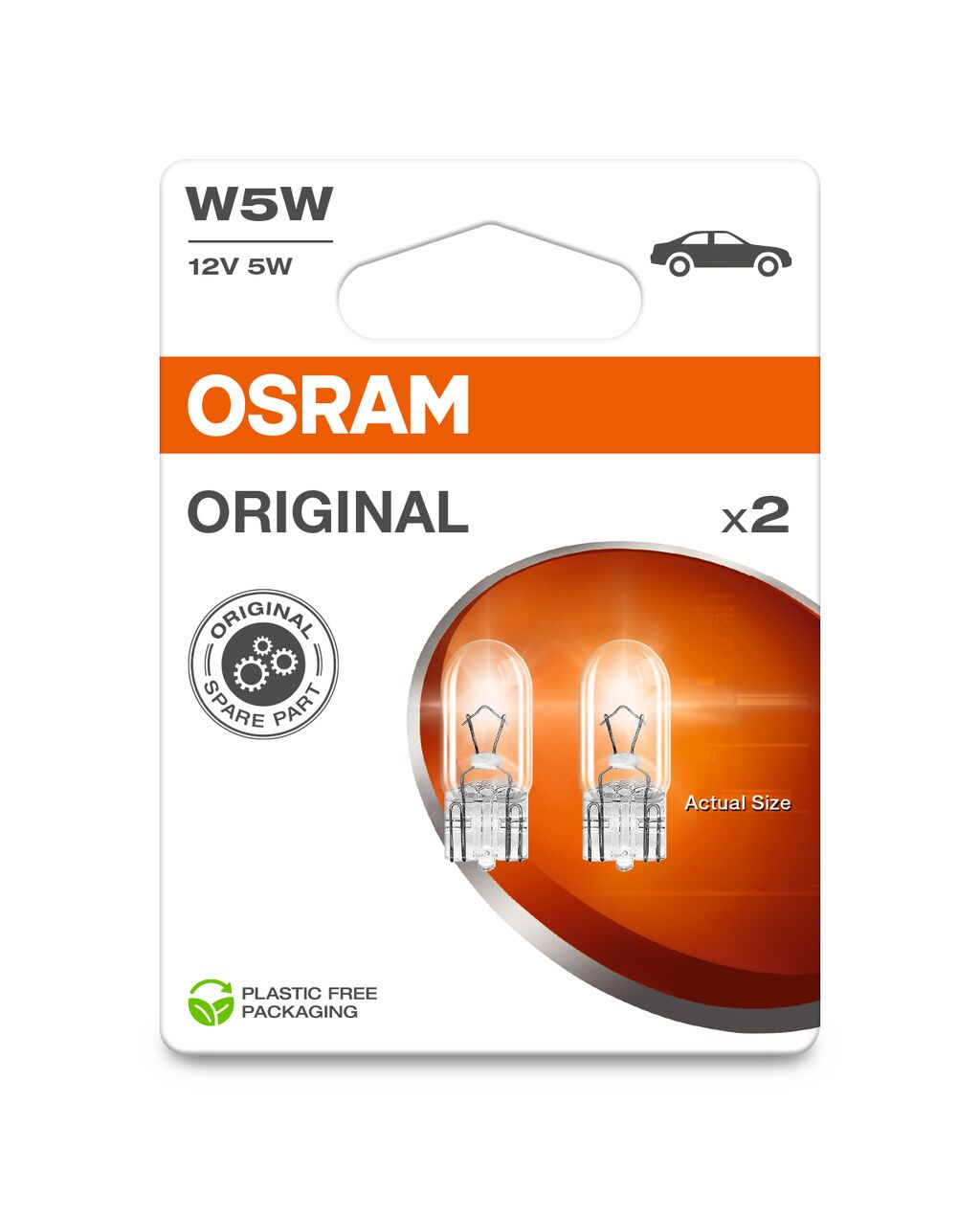 W5W 12V 5W W2,1x9,5d 2st. Blister OSRAM