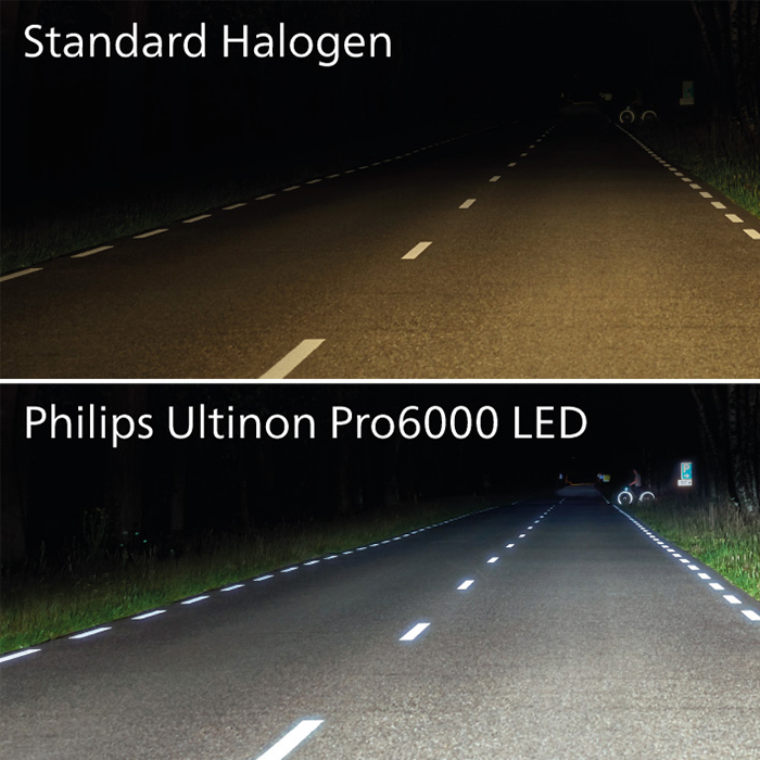 Philips Ultinon Pro6000 LED H4 11342 U6000 X2 für Porsche 911 | 911 G & 911 | 964