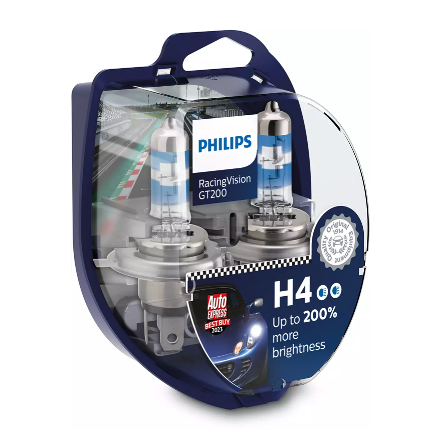 Philips H4 RacingVision GT200 12342RGTS2