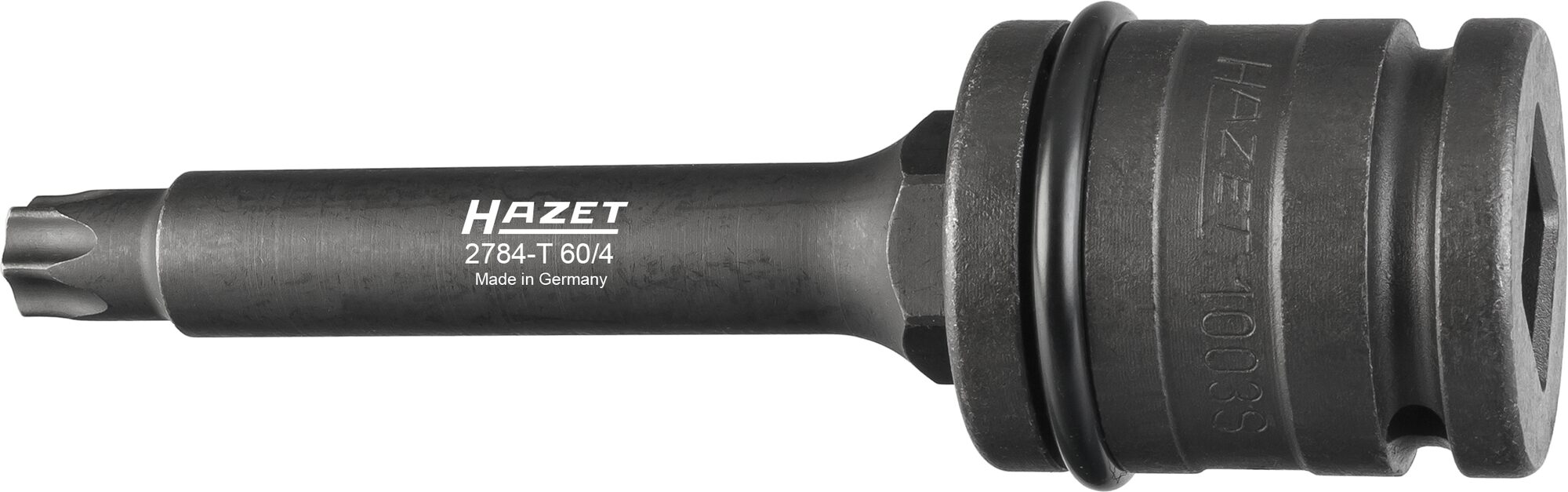 HAZET Bremsscheiben Schraubendreher-Steckschlüsseleinsatz Satz 2784-T60/4 ∙ 3/4 Zoll (20 mm) Vierkant∙ Innen TORX® Profil ∙ 4-teilig ∙ SW T60