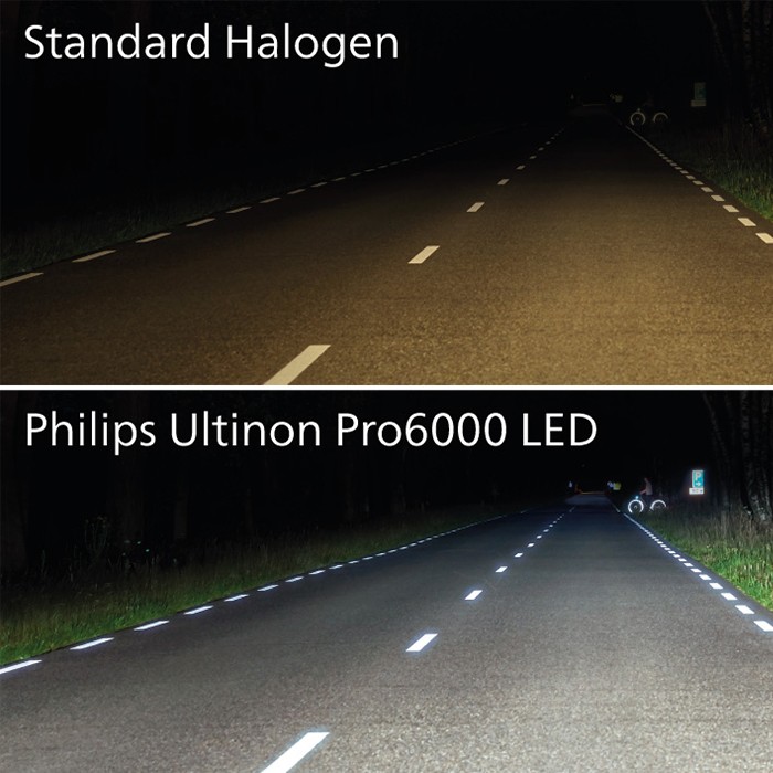 B-Ware Philips Ultinon Pro6000 LED H4 11972 U6000 X2