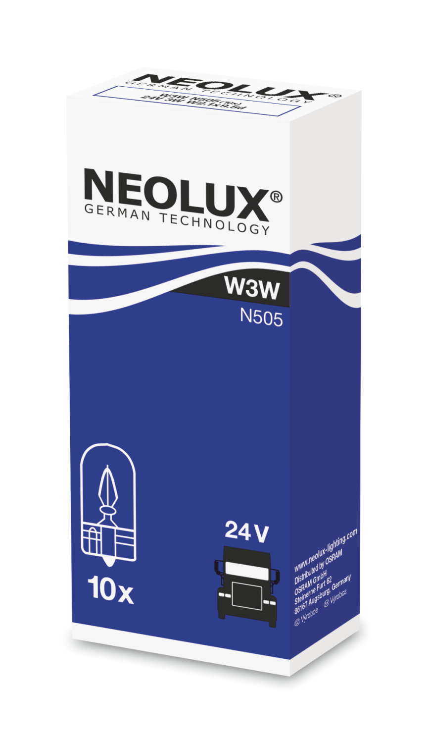 W3W 24V 3W  W2,1x9,5d 1 St. NEOLUX